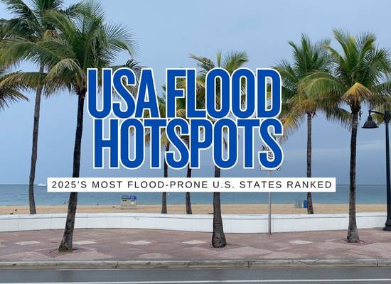 Top 10 States Most at Risk for Flooding in 2025