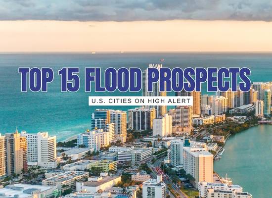 Top 15 U.S. Cities Most at Risk of Flooding in 2025 & 2026