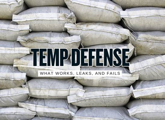 15 Temporary Flood Defenses Tested by Time: When They Work, When They Fail, When They Leak