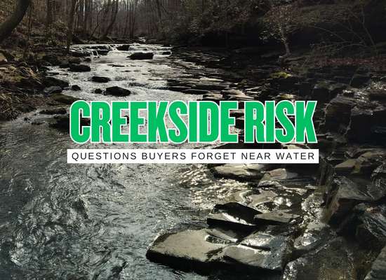 Buying a Home Near a Creek, Canal, Bayou, or Drainage Ditch: Questions Most Buyers Forget to Ask