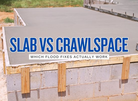 Slab vs Crawlspace vs Raised Home: Which Flood Mitigation Upgrades Actually Work for Each Foundation?